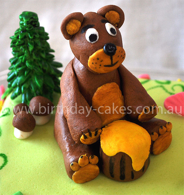 fondant teddy bear decoration